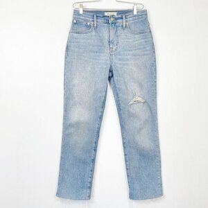 Madewell The Petite Perfect Vintage Jean Rosabelle Wash Comfort Stretch Edition